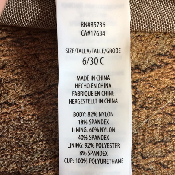 Contours by Coco Reef Jasper Bandeau One‎ Piece Swimsuit Womens 6 Cocodrilo - Picture 12 of 15